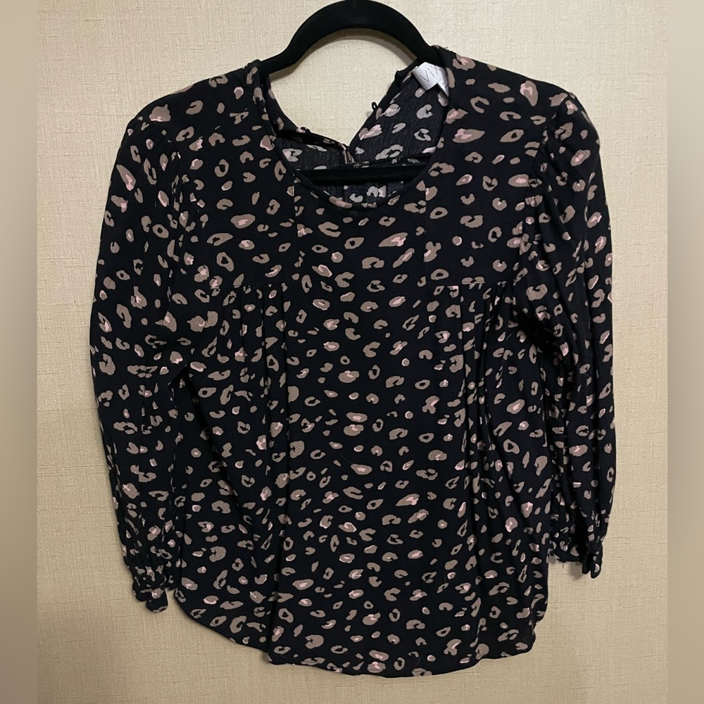 Animal print top